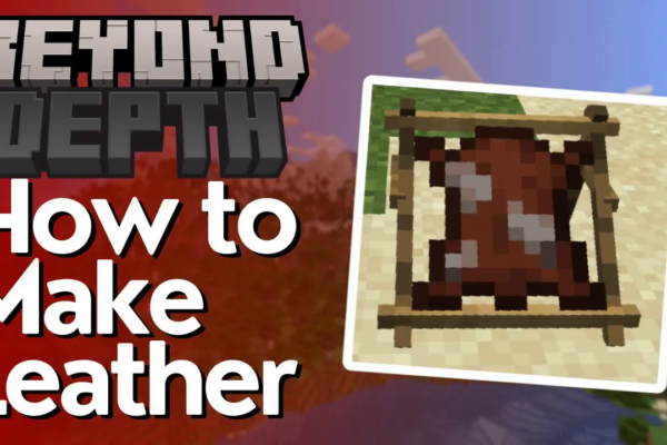 How to Craft Leather in Beyond Depth